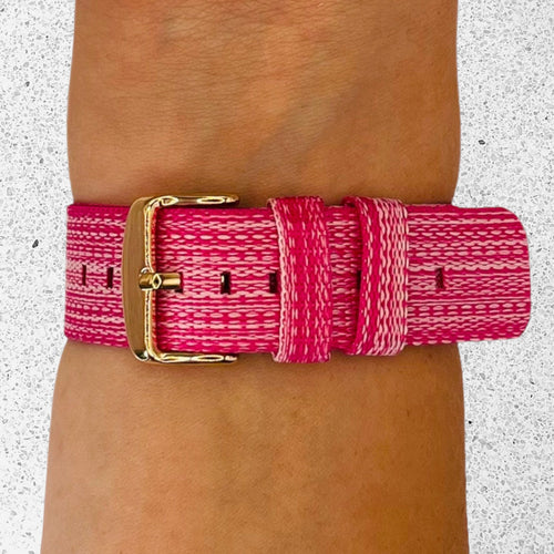 pink-oneplus-watch-watch-straps-nz-canvas-watch-bands-aus