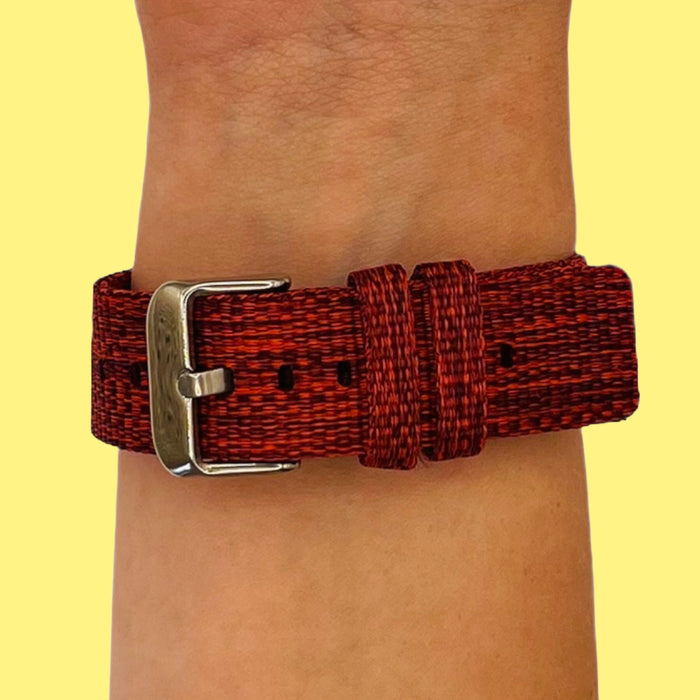 red-oneplus-watch-watch-straps-nz-canvas-watch-bands-aus