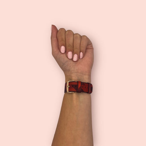 red-pattern-garmin-d2-delta-s-watch-straps-nz-canvas-watch-bands-aus