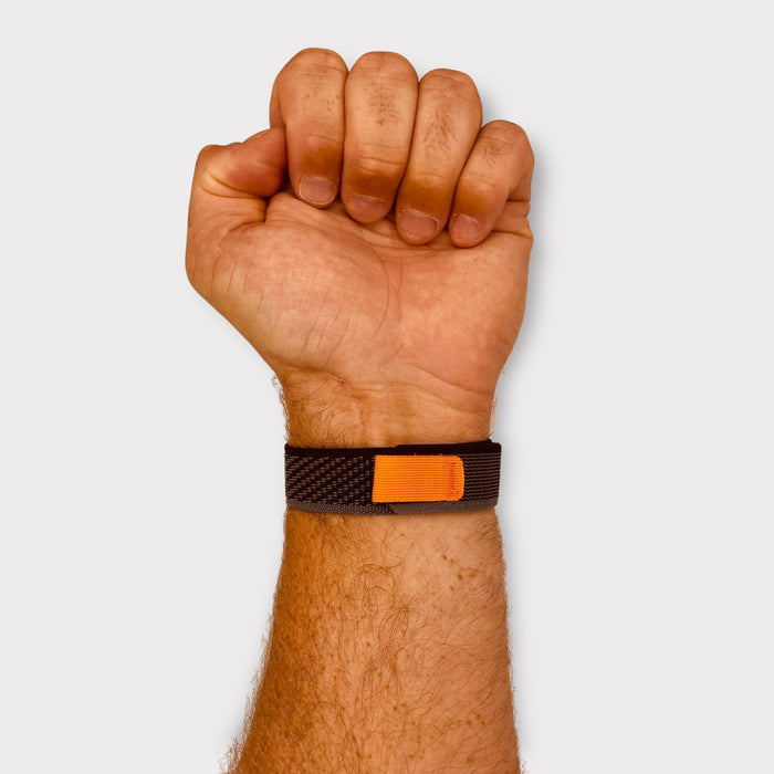 black-grey-orange-timex-22mm-range-watch-straps-nz-trail-loop-watch-bands-aus