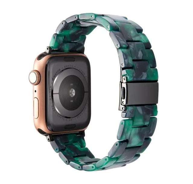 emerald-green-3plus-vibe-smartwatch-watch-straps-nz-resin-watch-bands-aus