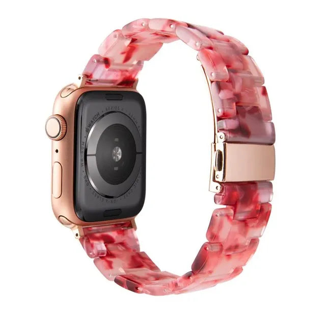 peach-red-nixon-time-teller-37mm-porter-40mm-watch-straps-nz-resin-watch-bands-aus