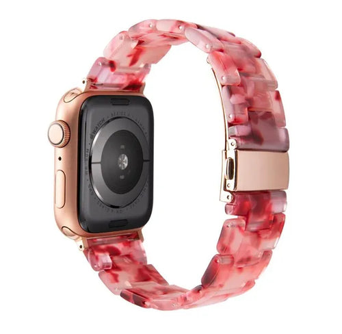 peach-red-3plus-vibe-smartwatch-watch-straps-nz-resin-watch-bands-aus