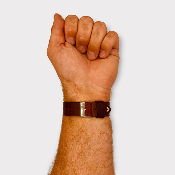 red-wine-ryze-flex-smart-watch-watch-straps-nz-vintage-leather-watch-bands-aus