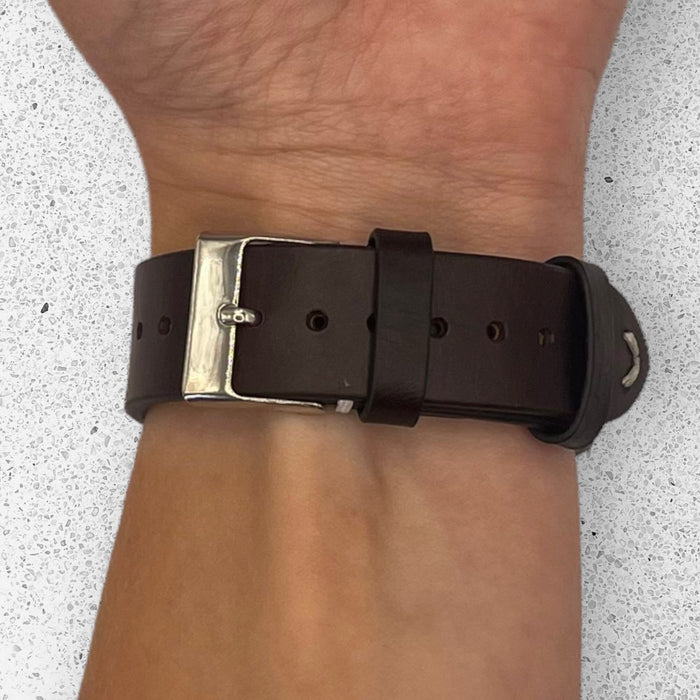 dark-brown-ticwatch-e-c2-watch-straps-nz-vintage-leather-watch-bands-aus