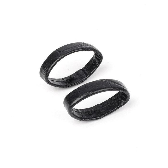 Pair of Leather Watch Strap Band Keepers Loops Compatible with the Polar Unite
